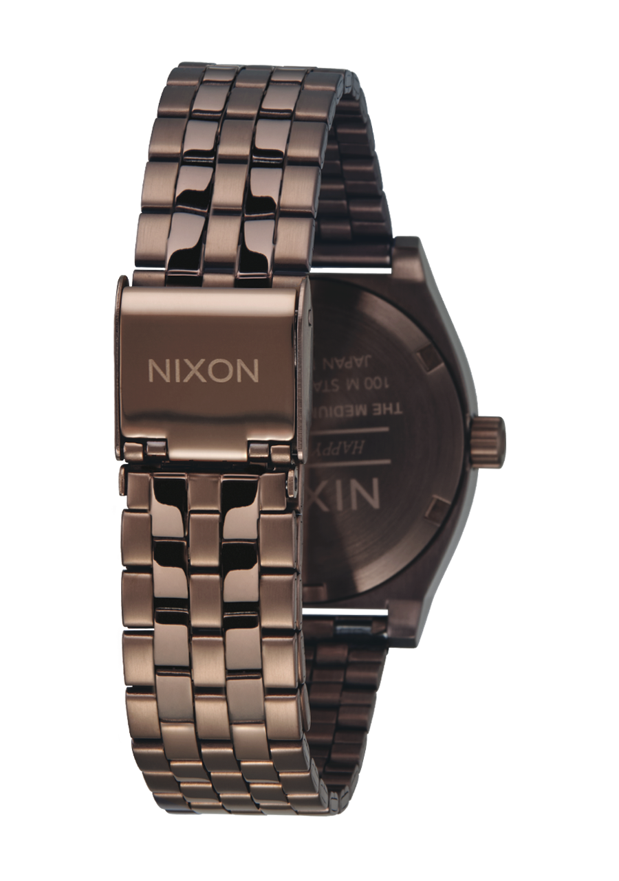 Nixon Medium Time Teller Chocolate / Black Coffee Watch A1130-5244-00