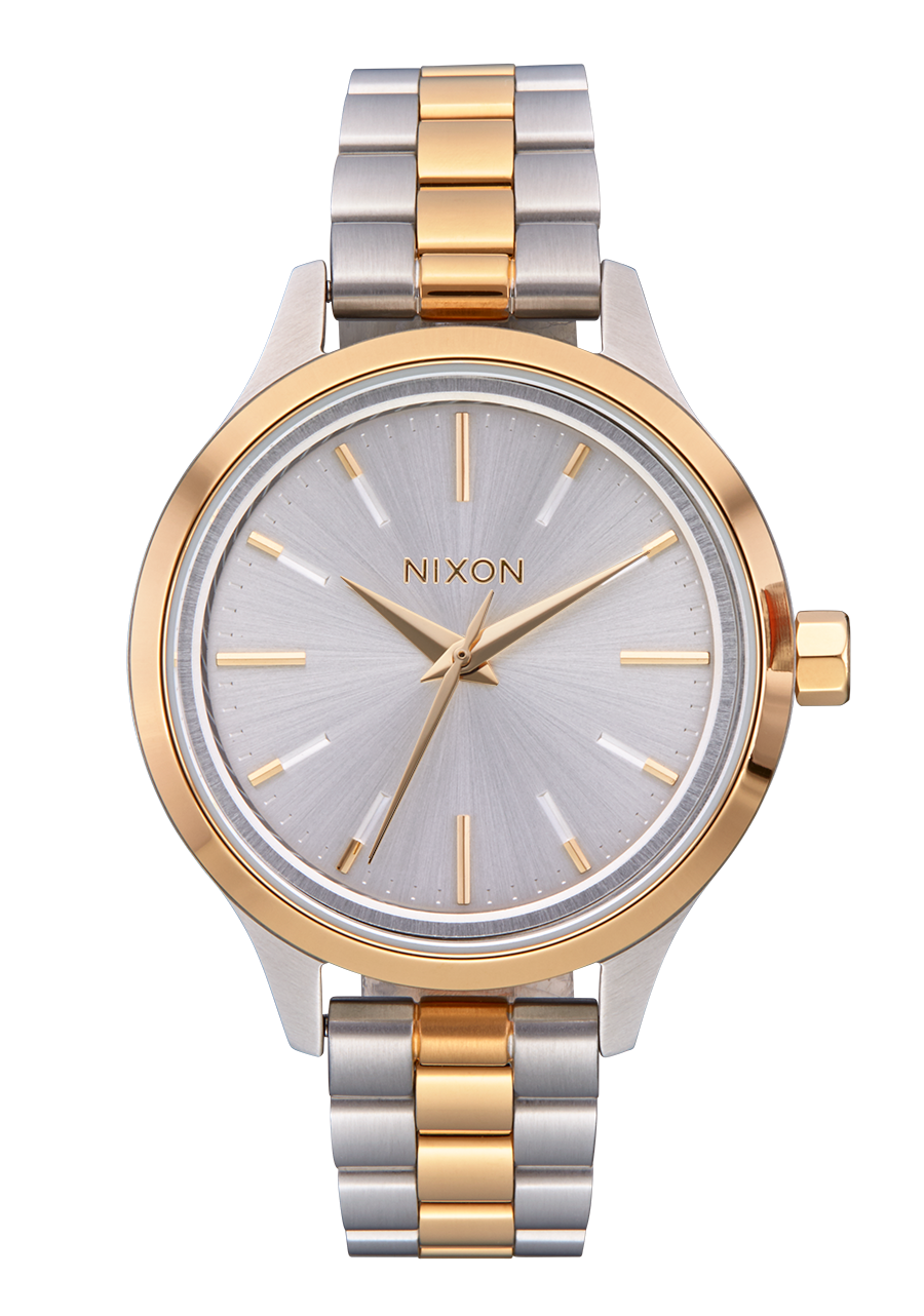 Nixon Optimist Stainless Steel Silver Dial Womens Watch A1342-1921-00