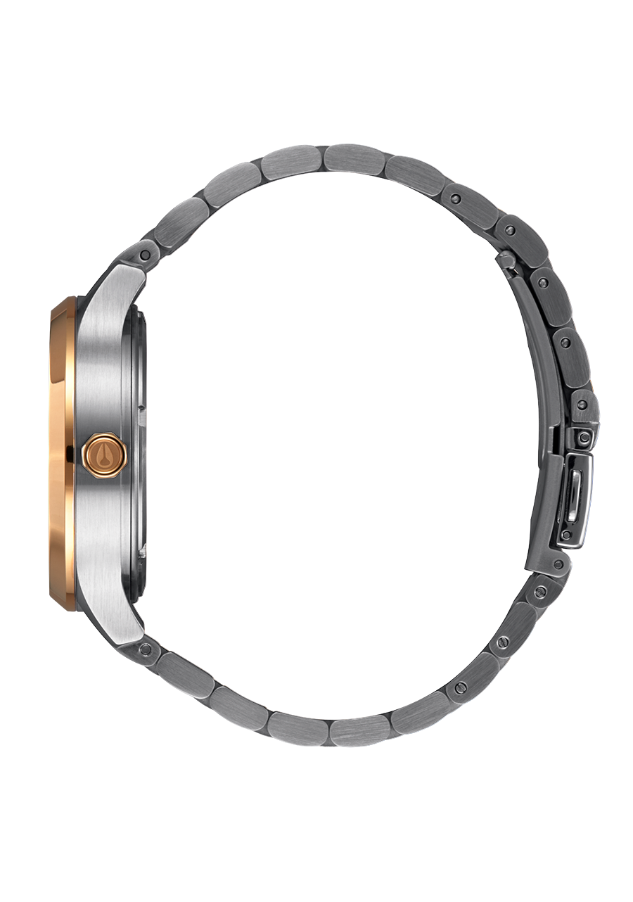 Nixon Optimist Stainless Steel Silver Dial Womens Watch A1342-1921-00