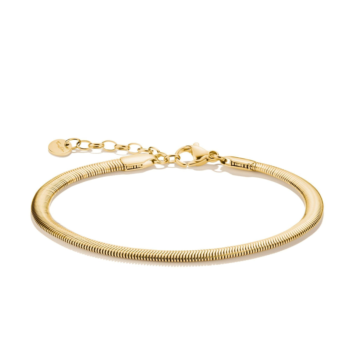 Thomas Sabo Gold-Tone Stainless Steel Snake Chain Bracelet TA2169SY TA2169SY front packshot