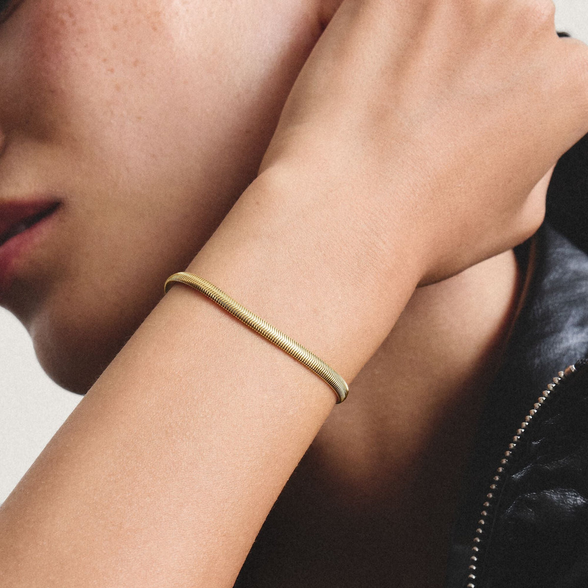 Thomas Sabo Gold-Tone Stainless Steel Snake Chain Bracelet TA2169SY TA2169SY view 3