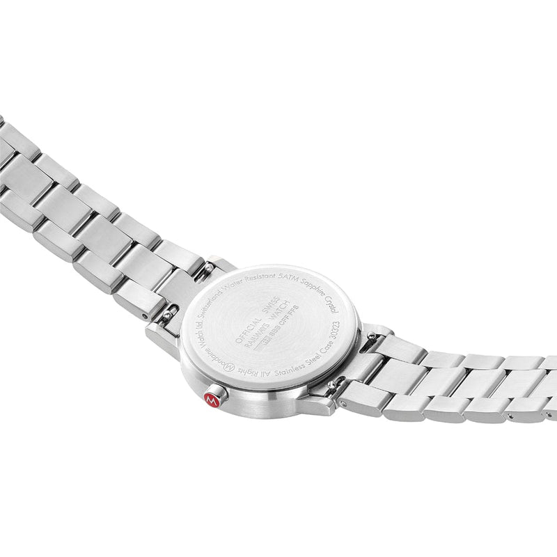 Mondaine Classic 30 mm White Dial Stainless Steel Watch A658.30323.11SBJ