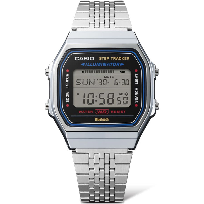 Casio Vintage Silver Stainless Steel Watch ABL100WE-1A