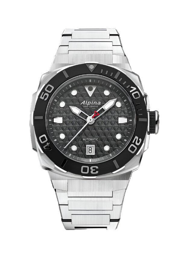 Alpina Seastrong Diver Extreme Automatic Grey Dial Stainless Steel Watch AL-525G3VE6B