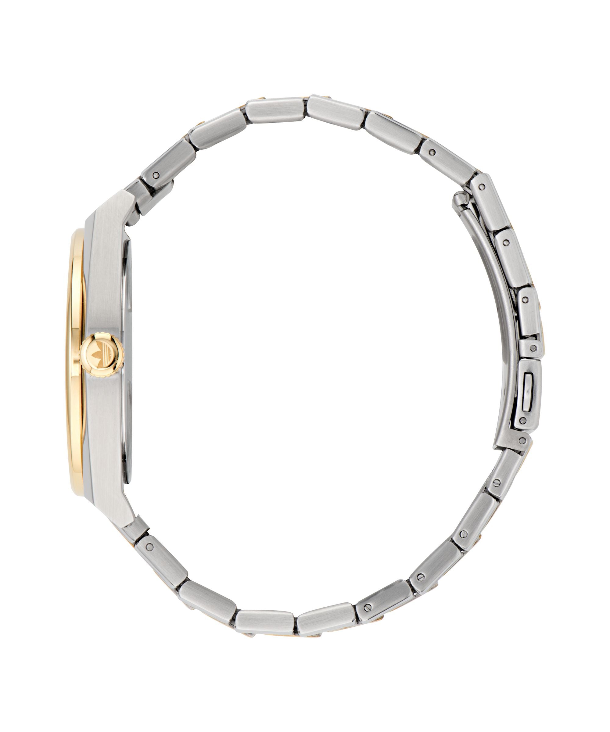 Adidas Code Five 40mm Two Tone  Stainless Steel Watch AOSY23542