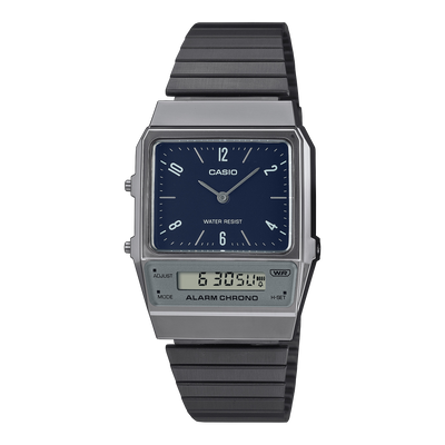Casio Vintage AQ-800 Retro Modern Colors Stainless Steel Watch AQ800EB-2A