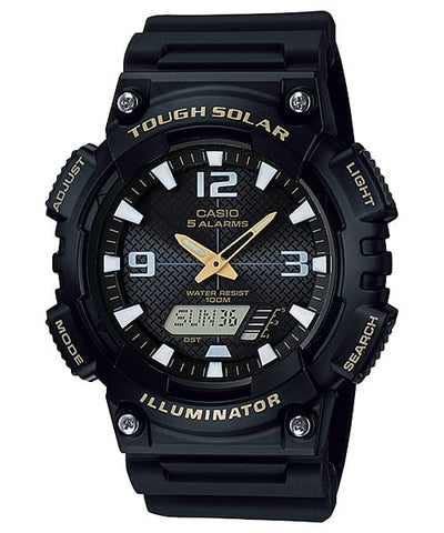 Casio Digital Black Resin Band Watch AQS810W-1B