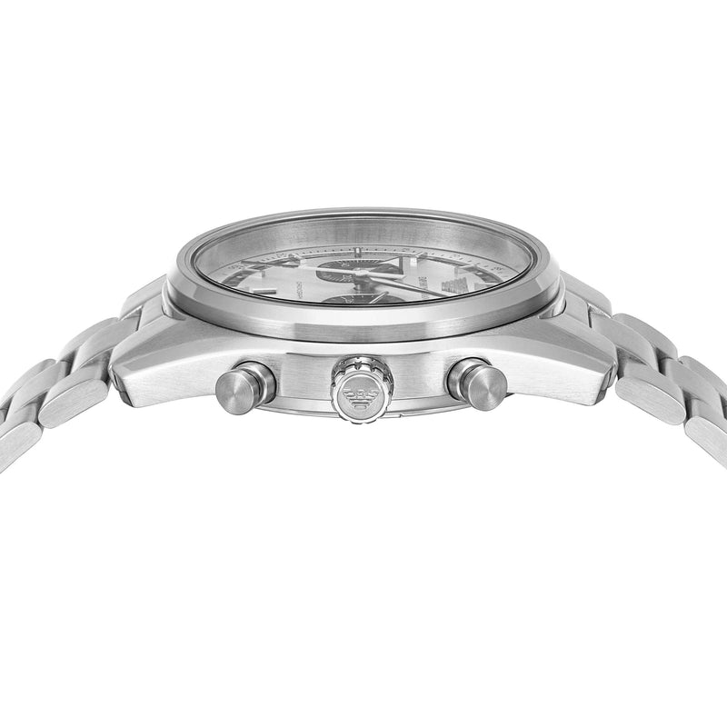 Emporio Armani Silver Chronograph Stainless Steel Watch Model AR11636