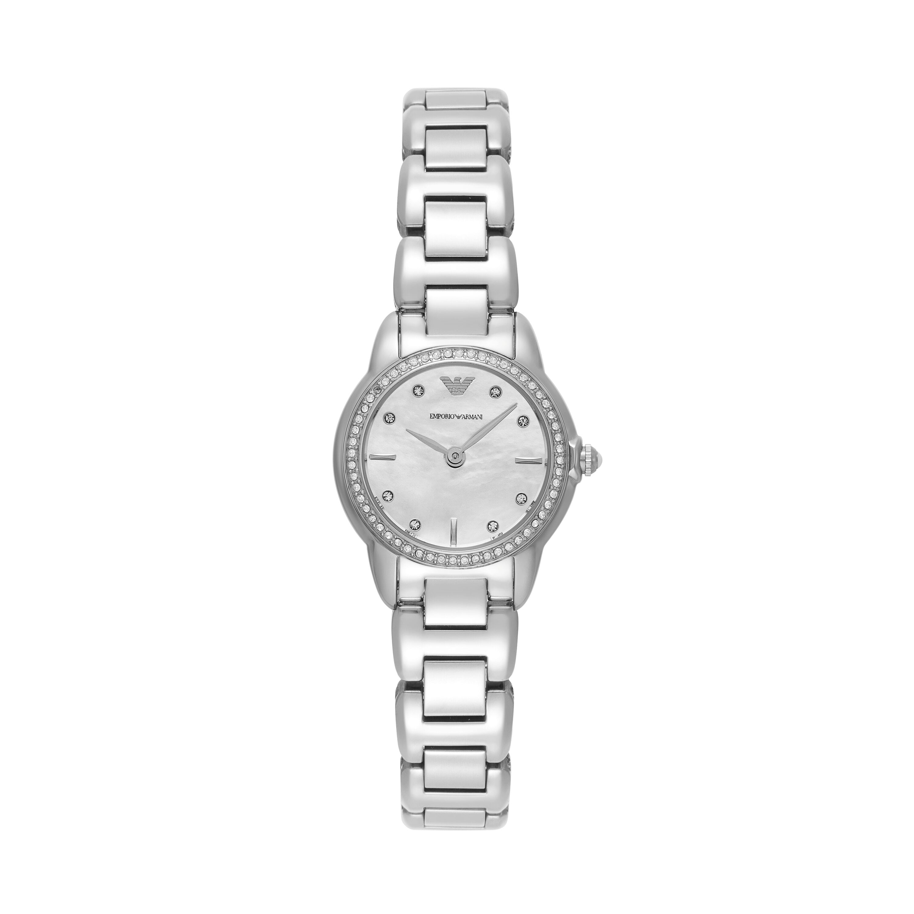 Emporio Armani White Dial Stainless Steel Watch AR11669
