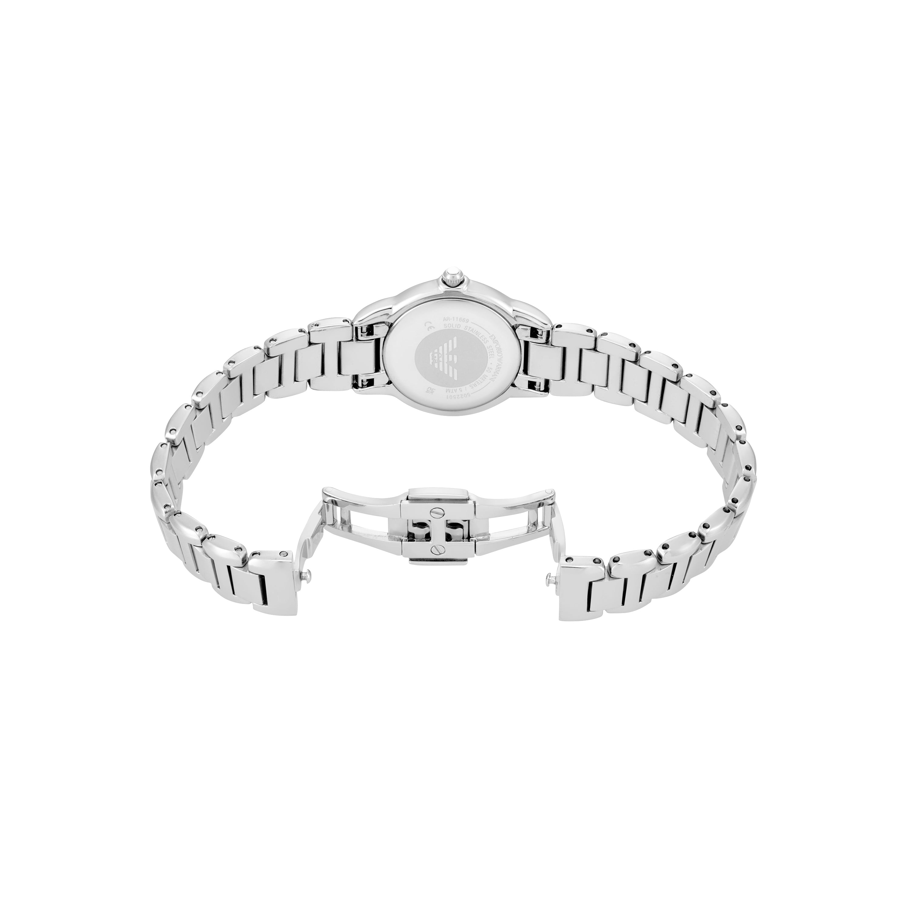 Emporio Armani White Dial 26 mm Quartz Women's Watch AR11669