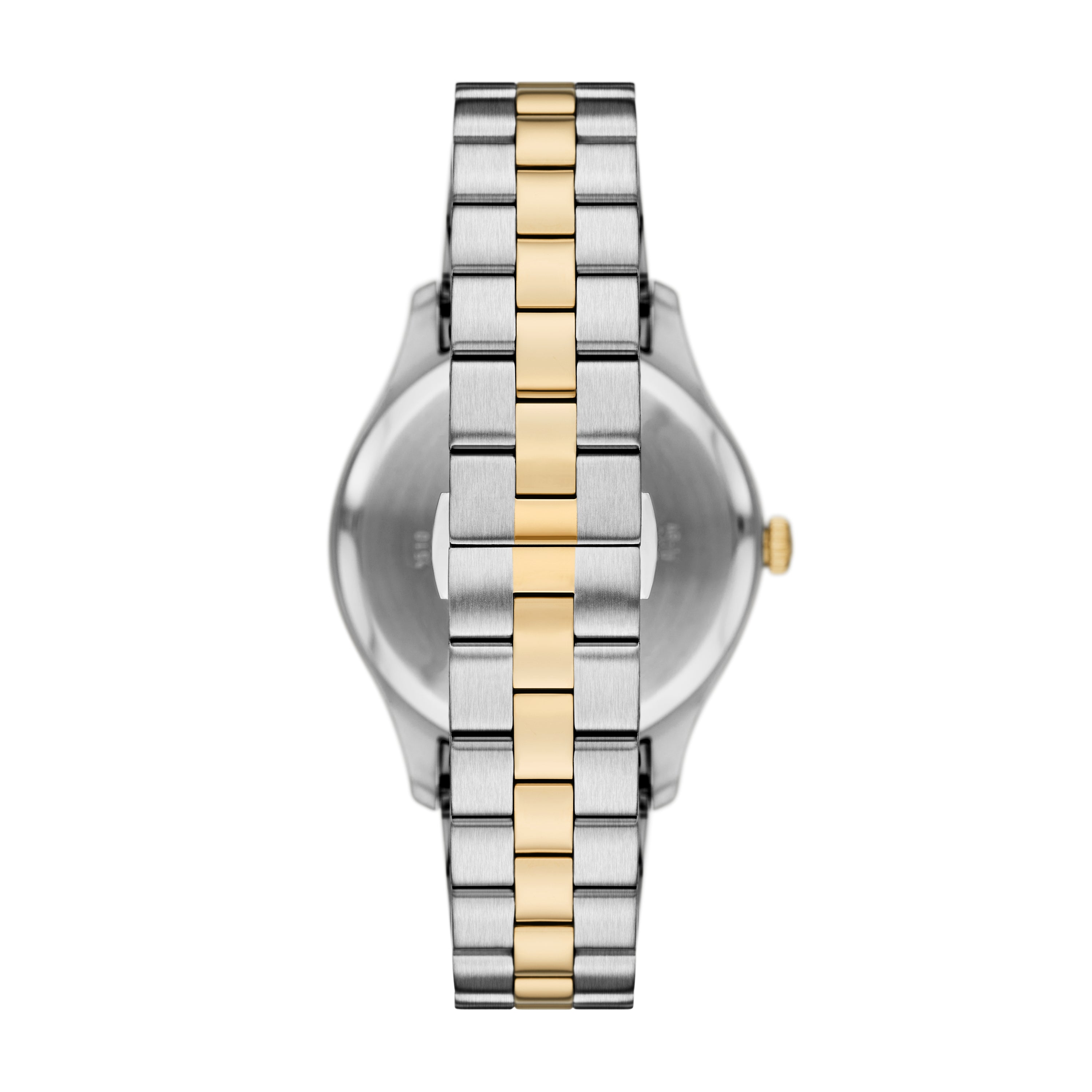 Emporio Armani Cream Dial Two Tone Stainless Steel Watch AR11735