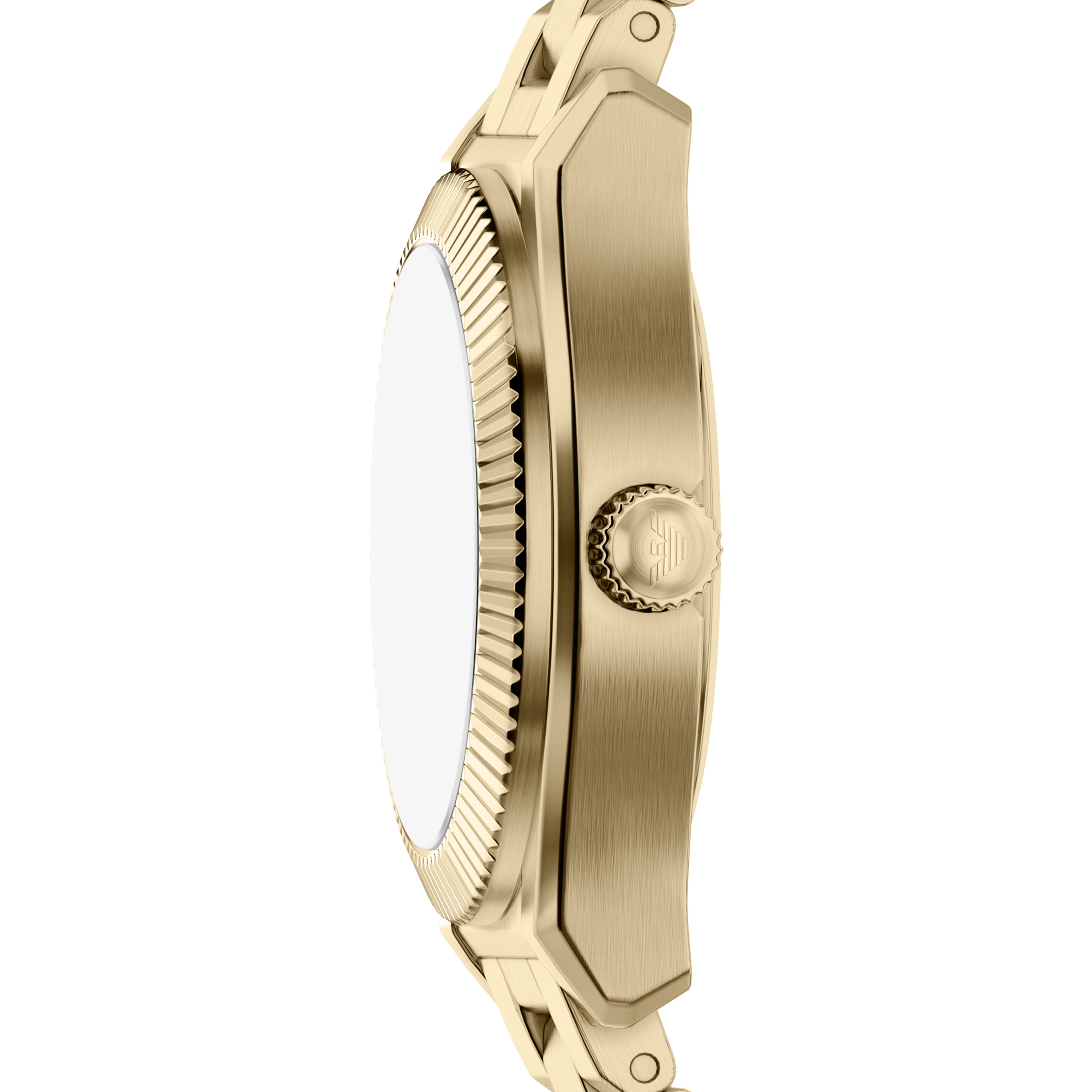 Emporio Armani Green Dial Gold Tone Stainless Steel Women's Watch AR11761