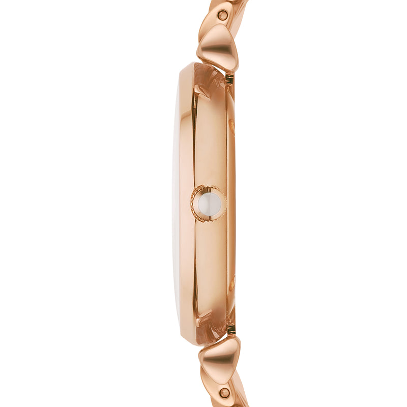 Emporio Armani Luxurious Rose Gold Stainless Steel Women's Watch AR1909