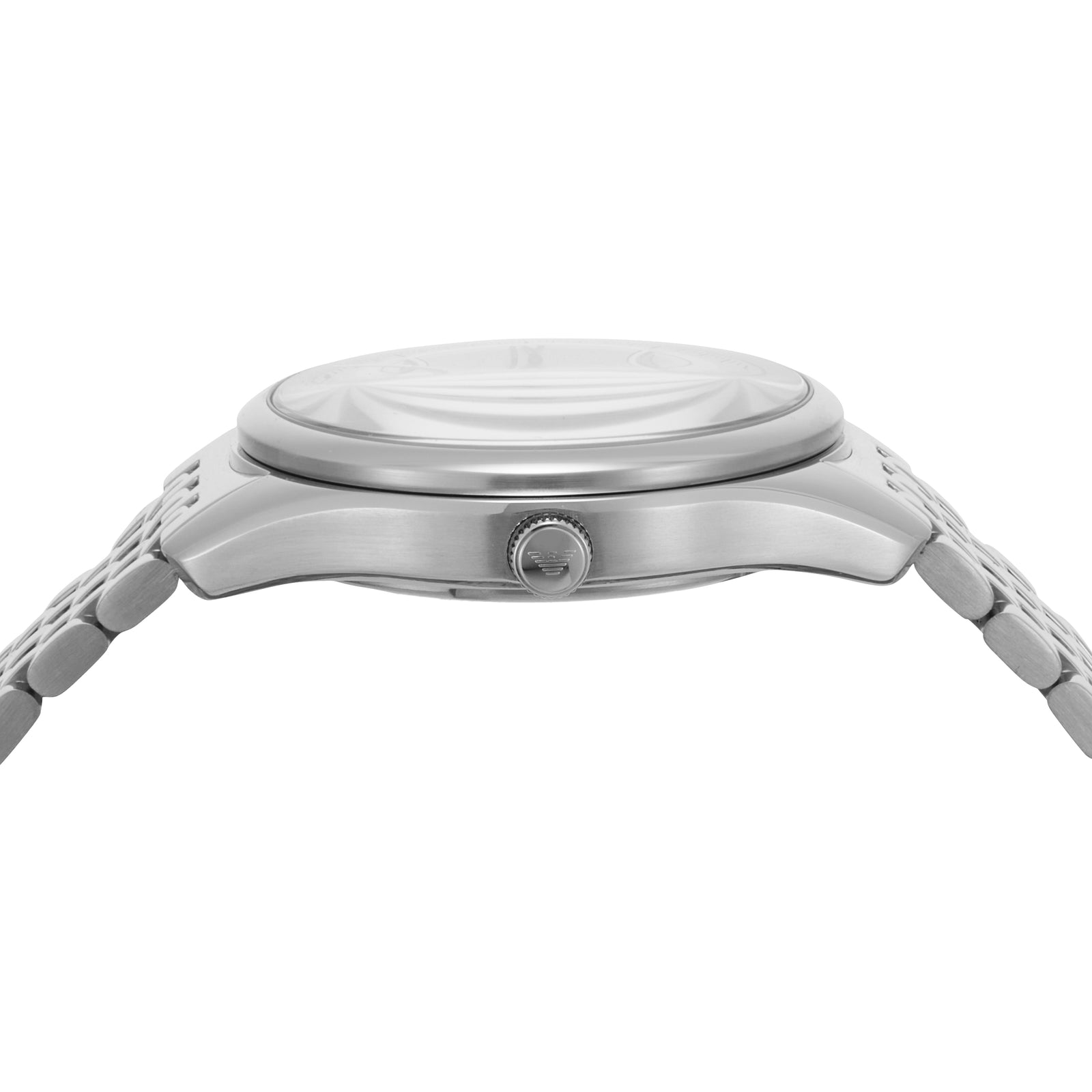 Emporio Armani メンズ 時計 シルバー Emporio Armani Men's Luxury Sunray Dial Watch Stainless