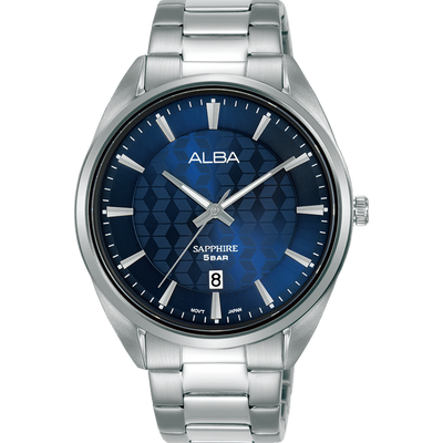 Alba Prestige Analogue Stainless Steel Blue Dial Watch AS9P61X