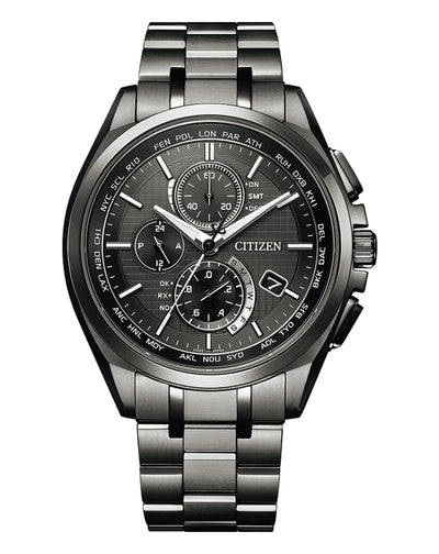 Citizen Attesa Radio Controlled Eco-Drive Titanium Watch AT8044-56E