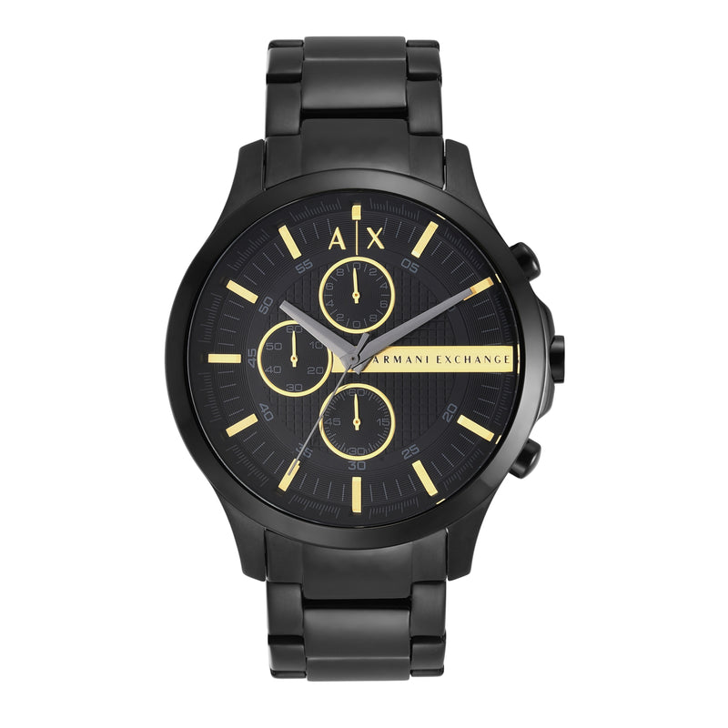 Armani Exchange Sophisticated Black Chronograph Watch AX2164