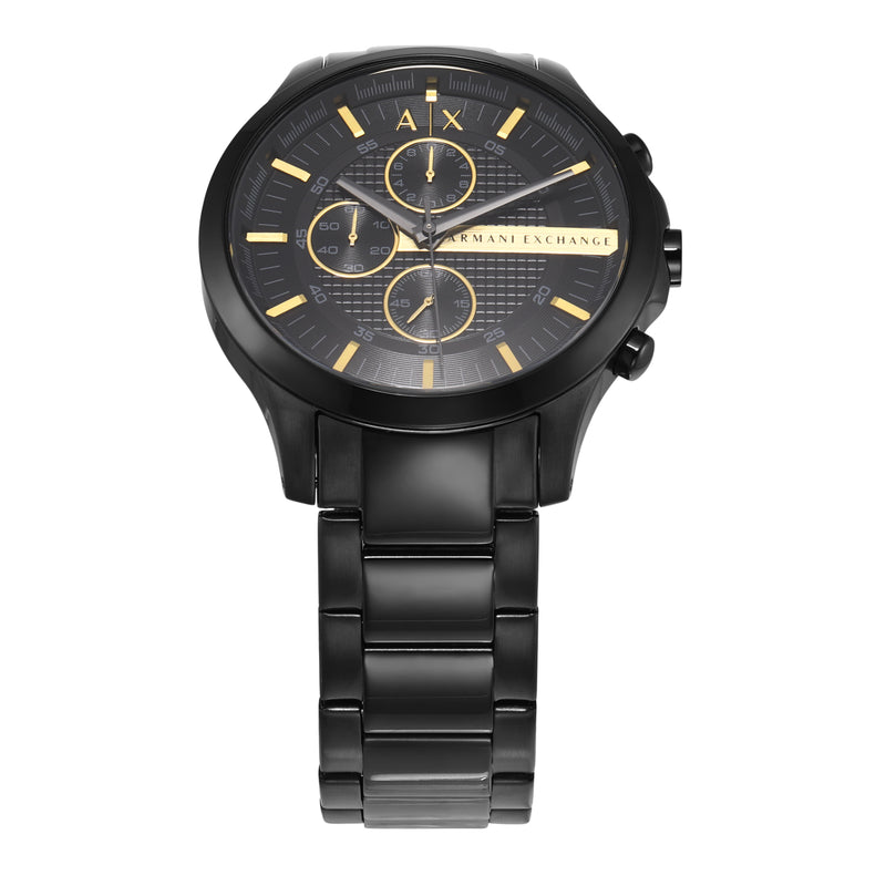 Armani Exchange Sophisticated Black Chronograph Watch AX2164