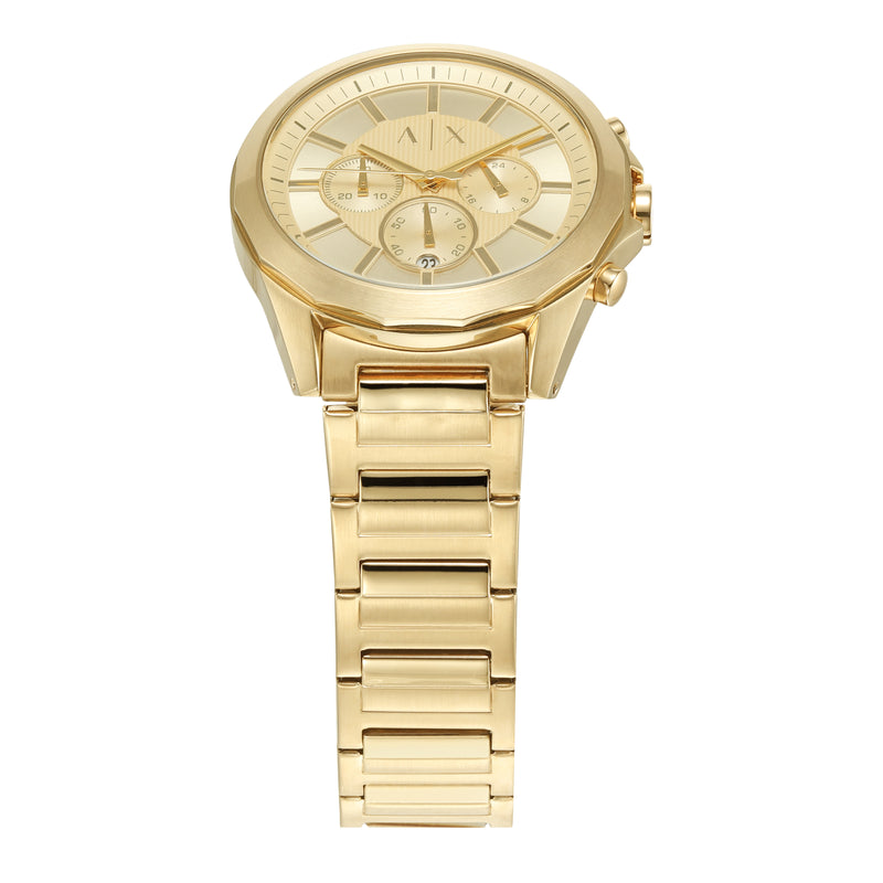 Armani Drexler Luxurious Gold Stainless Steel Timepiece AX2602