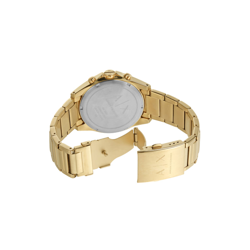 Armani Drexler Luxurious Gold Stainless Steel Timepiece AX2602