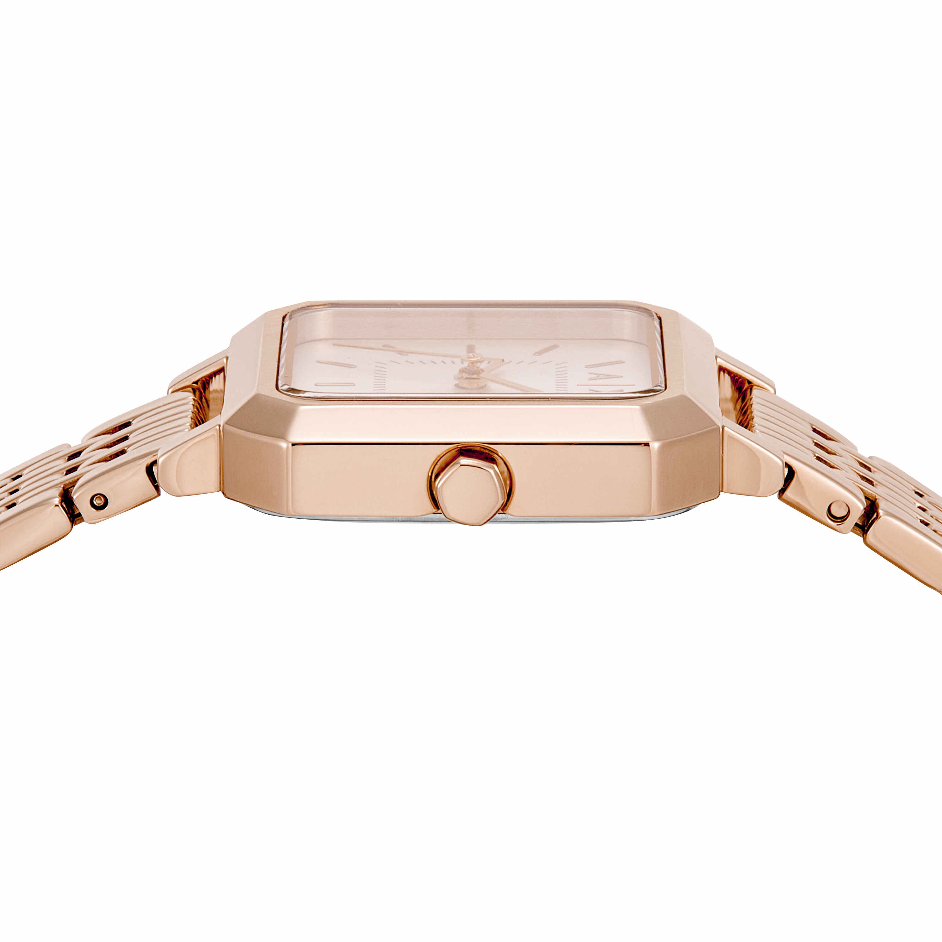 Armani Rose Gold Tone Stainless Steel Watch and Bracelet Set AX7164SET