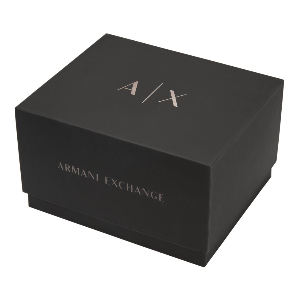 Armani Exchange Sync Chronograph Gold-Tone Stainless Steel Couples Watch Gift Set AX7171SET