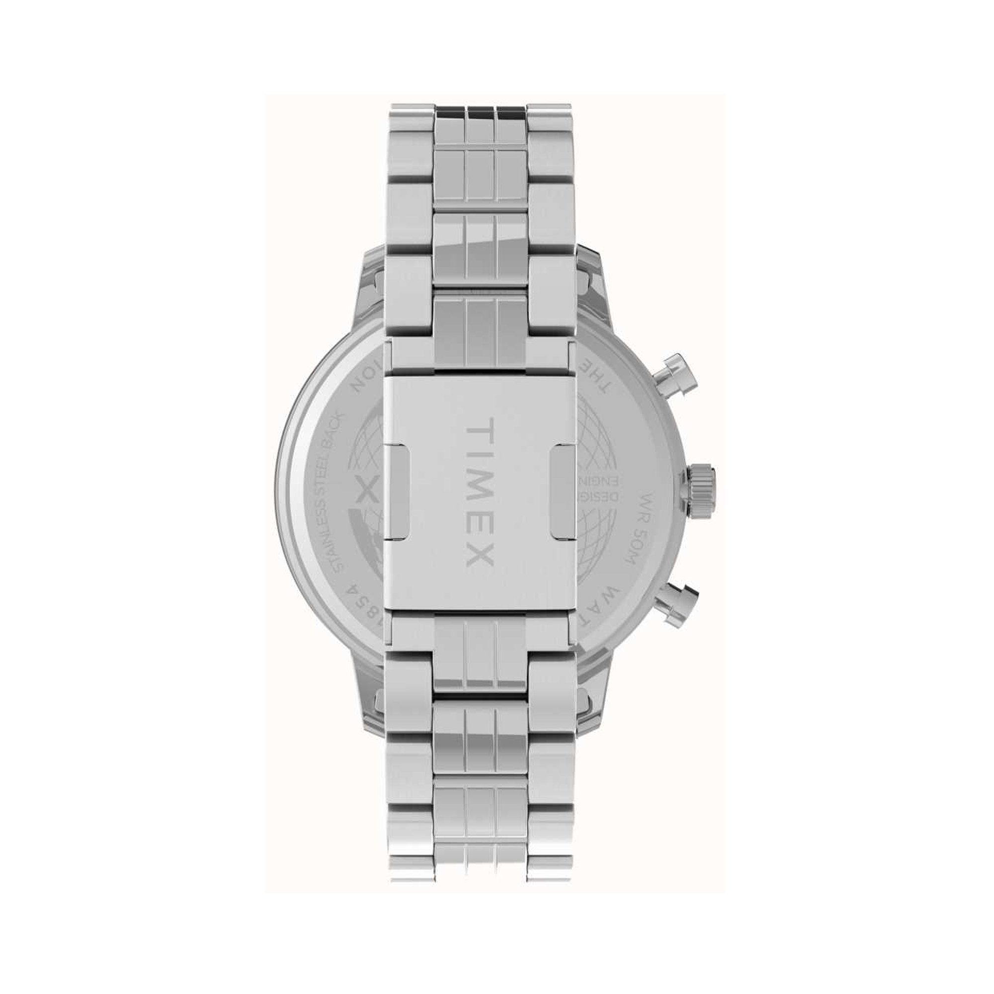 Timex Chicago 45mm Stainless Steel Blue Dial Watch TW2V01700