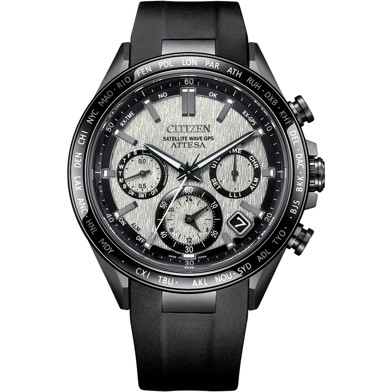 Citizen Attesa Satellite Eco-Drive Polyurethane Band Watch CC4055-14H