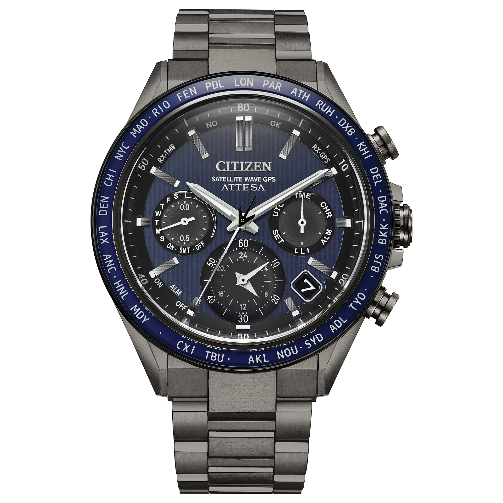 Citizen Attesa Satellite Wave Super Titanium Watch CC4059-64L