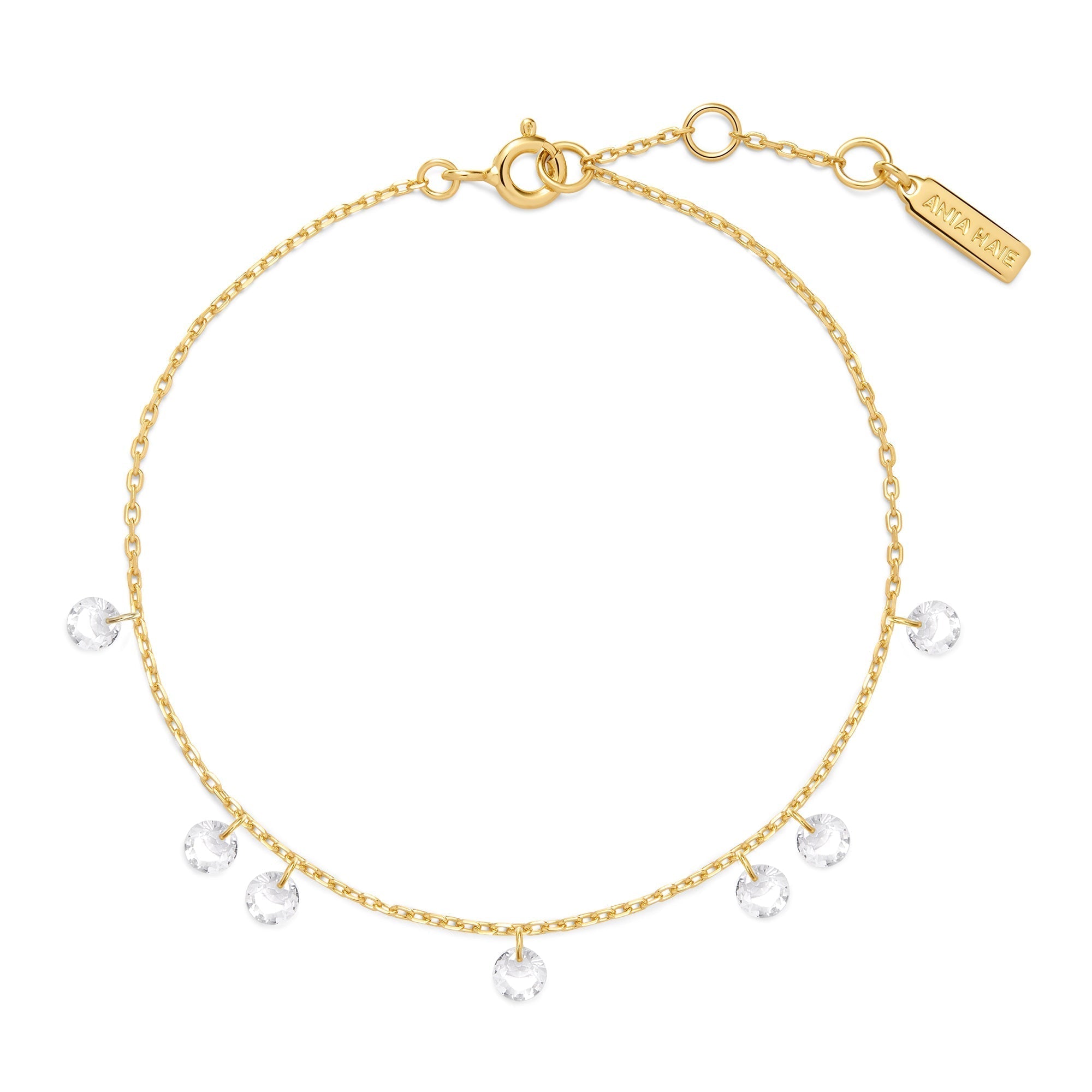 Ania Haie Gold Droplet Station Bracelet