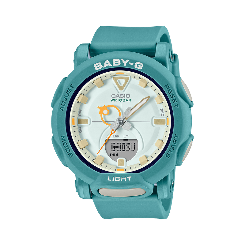 BABY-G DUO Retro Pop Green Resin Band Watch BGA310RP-3A