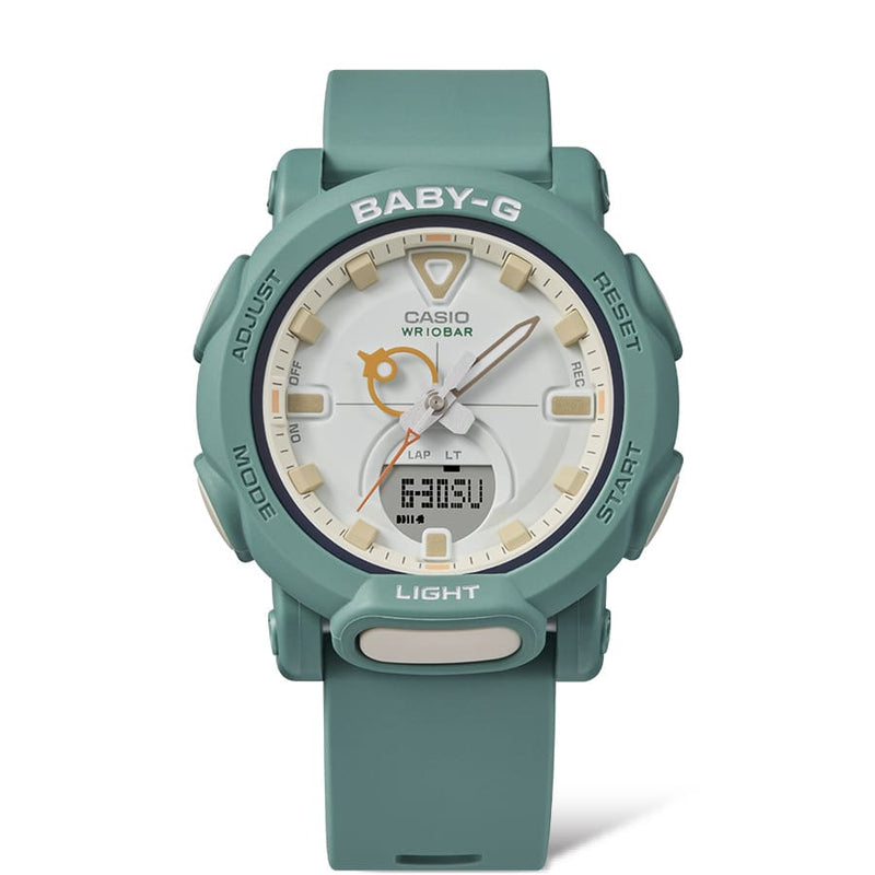 BABY-G DUO Retro Pop Green Resin Band Watch BGA310RP-3A