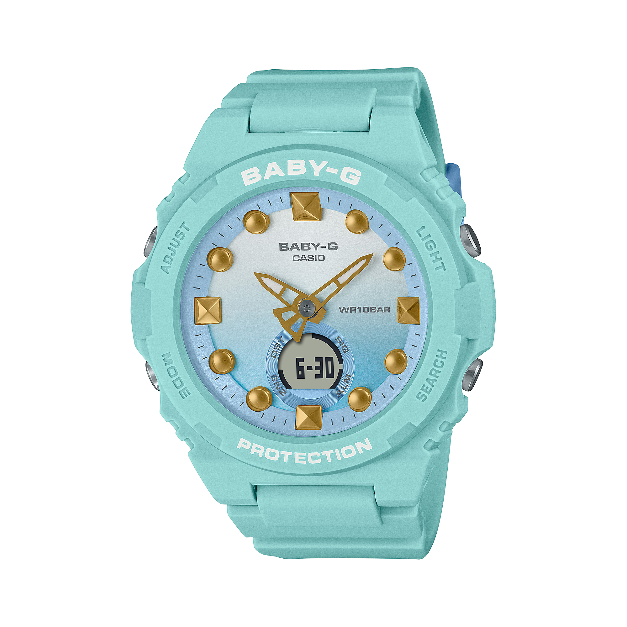 BABY-G Blue Resin Band Womens Watch BGA320-3A