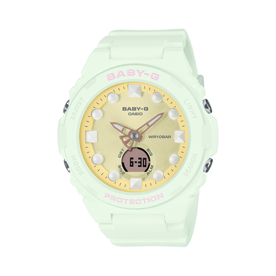 BABY-G DUO Holographic Green Resin Band Watch BGA320FH-3A