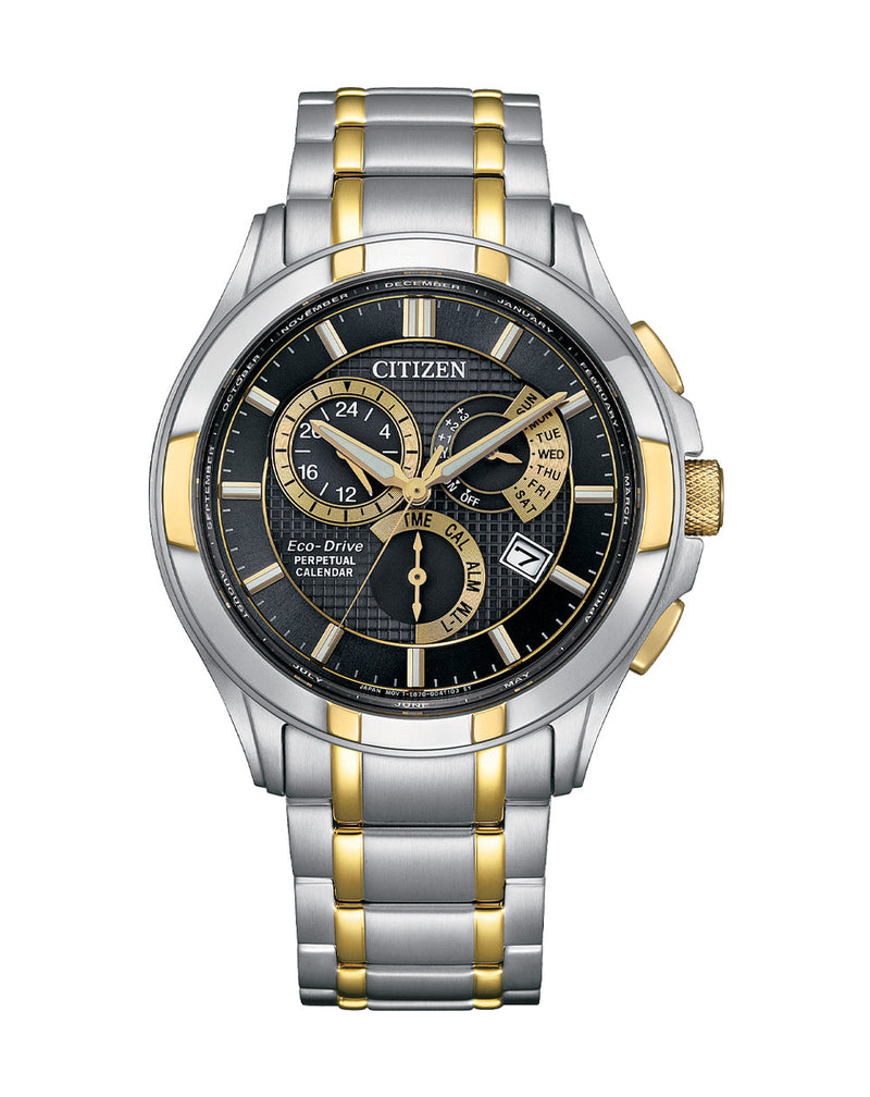 Citizen Eco-Drive Perpetual Calendar Stainless Steel Watch BL8164-57E