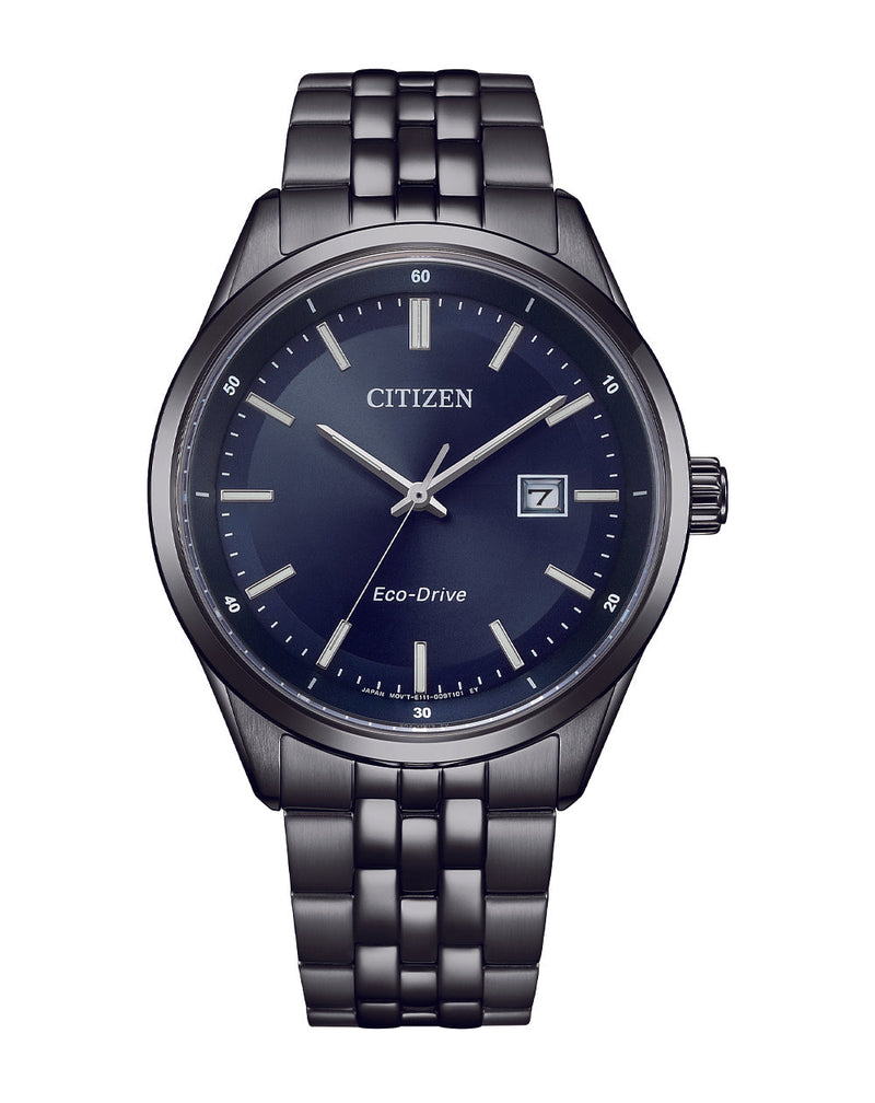 Citizen Eco-Drive Blue Dial Stainless Steel Watch BM7567-50L