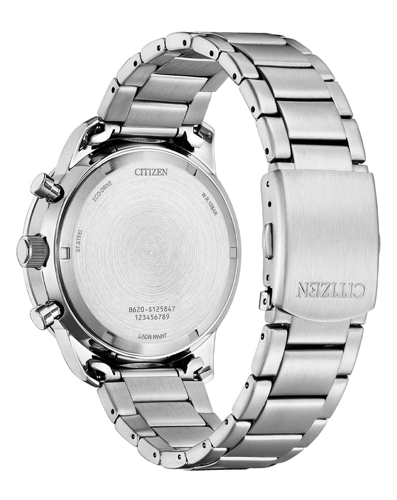 Citizen Eco-Drive Stainless Steel White Dial Watch CA4500- 91A