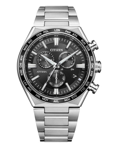 Citizen Attesa Gnts Eco-Drive Titanium Watch CB5966-69E