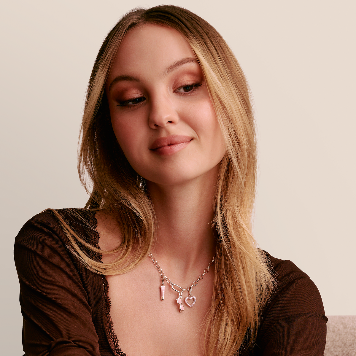Thomas Sabo Original Charm Pendant Pink Lipgloss