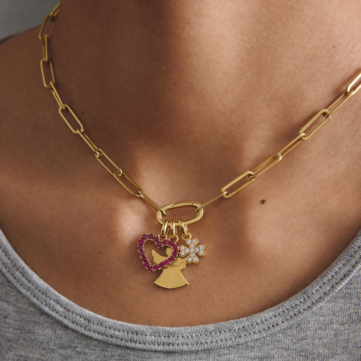 Thomas Sabo Gold-Plated Angel Charm CCC1347MY CCC1347MY view 4