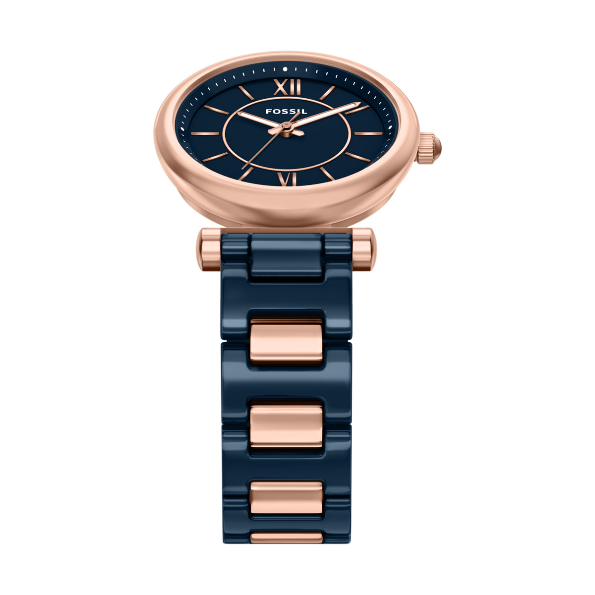 Fossil Carlie Navy Ceramic CE1140 side view