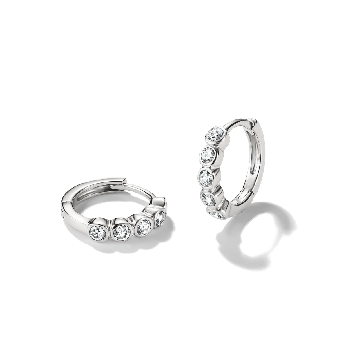 Thomas Sabo Hoop earrings with zirconia TCR777 TCR777 view 4
