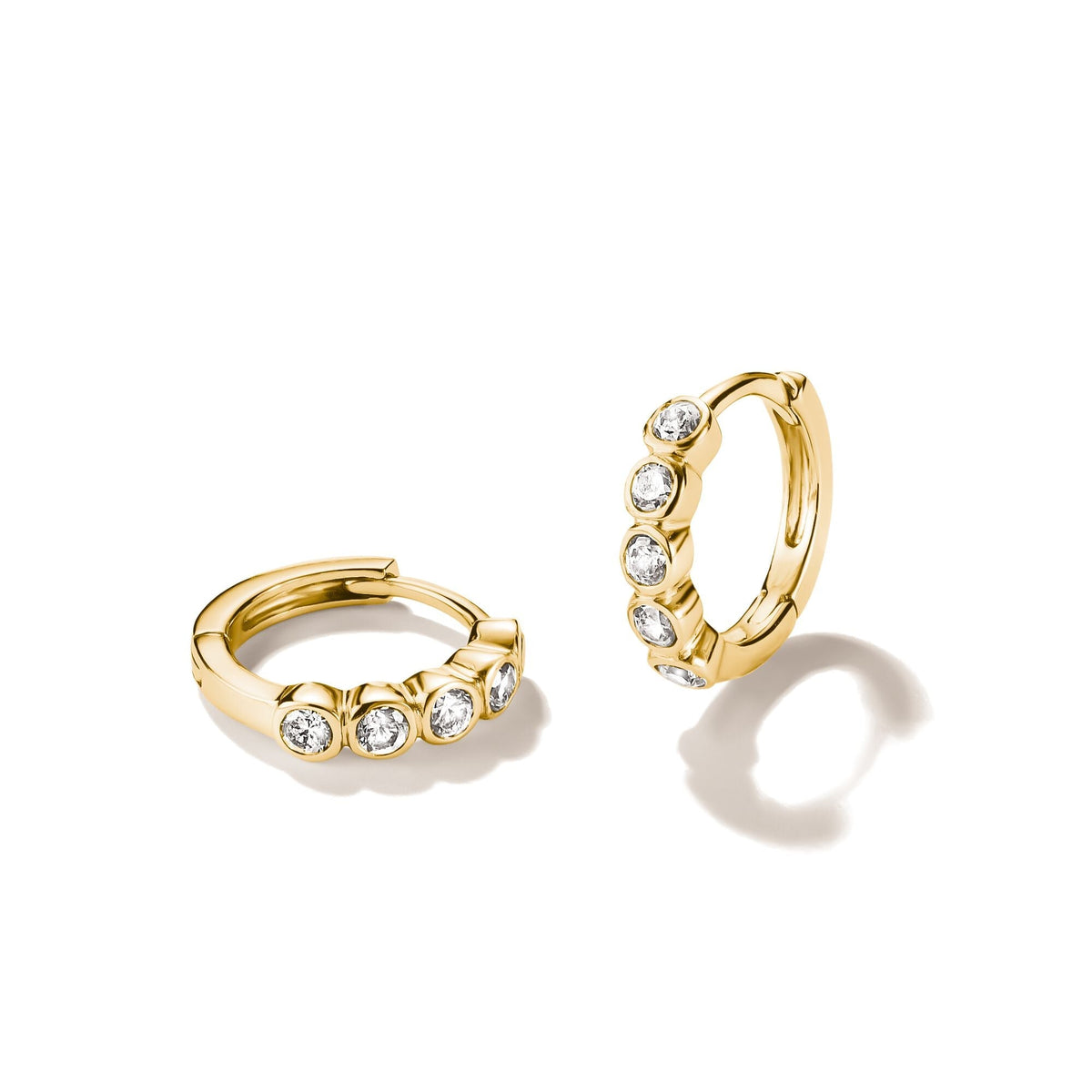 Thomas Sabo Hoop earrings with zirconia TCR777MY TCR777MY view 5