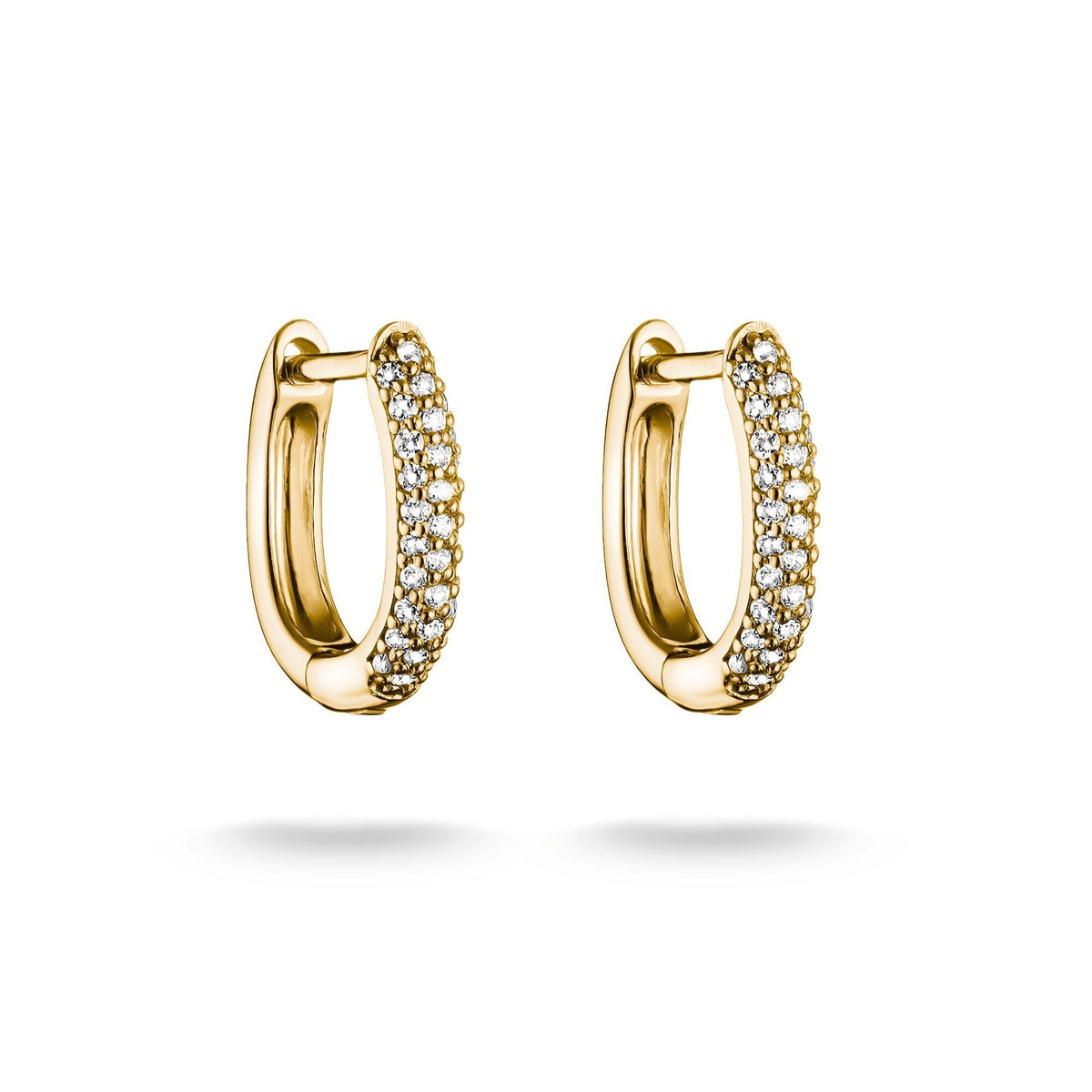 Thomas Sabo Hoop earrings with zirconia TCR779MY TCR779MY front packshot