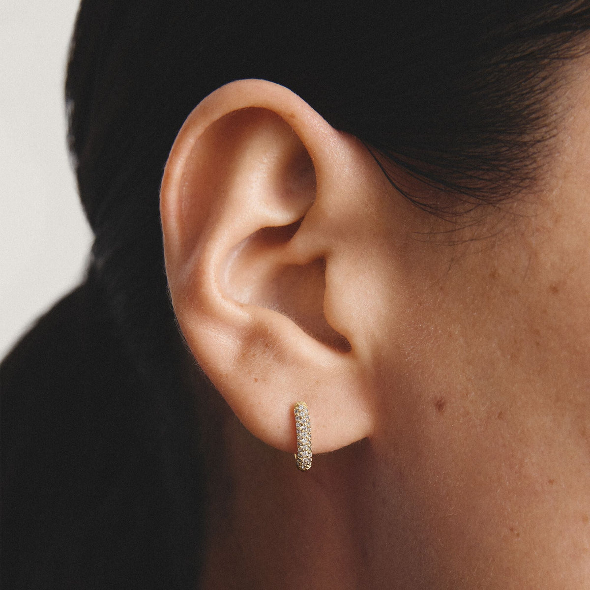 Thomas Sabo Hoop earrings with zirconia TCR779MY TCR779MY view 2