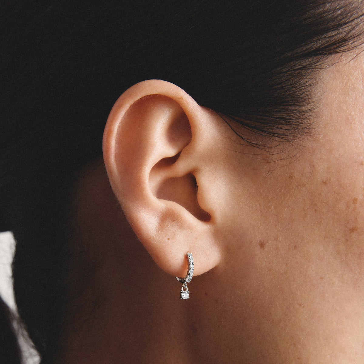 Thomas Sabo Hoop earrings with brilliant-cut zirconia TCR781 TCR781 view 3
