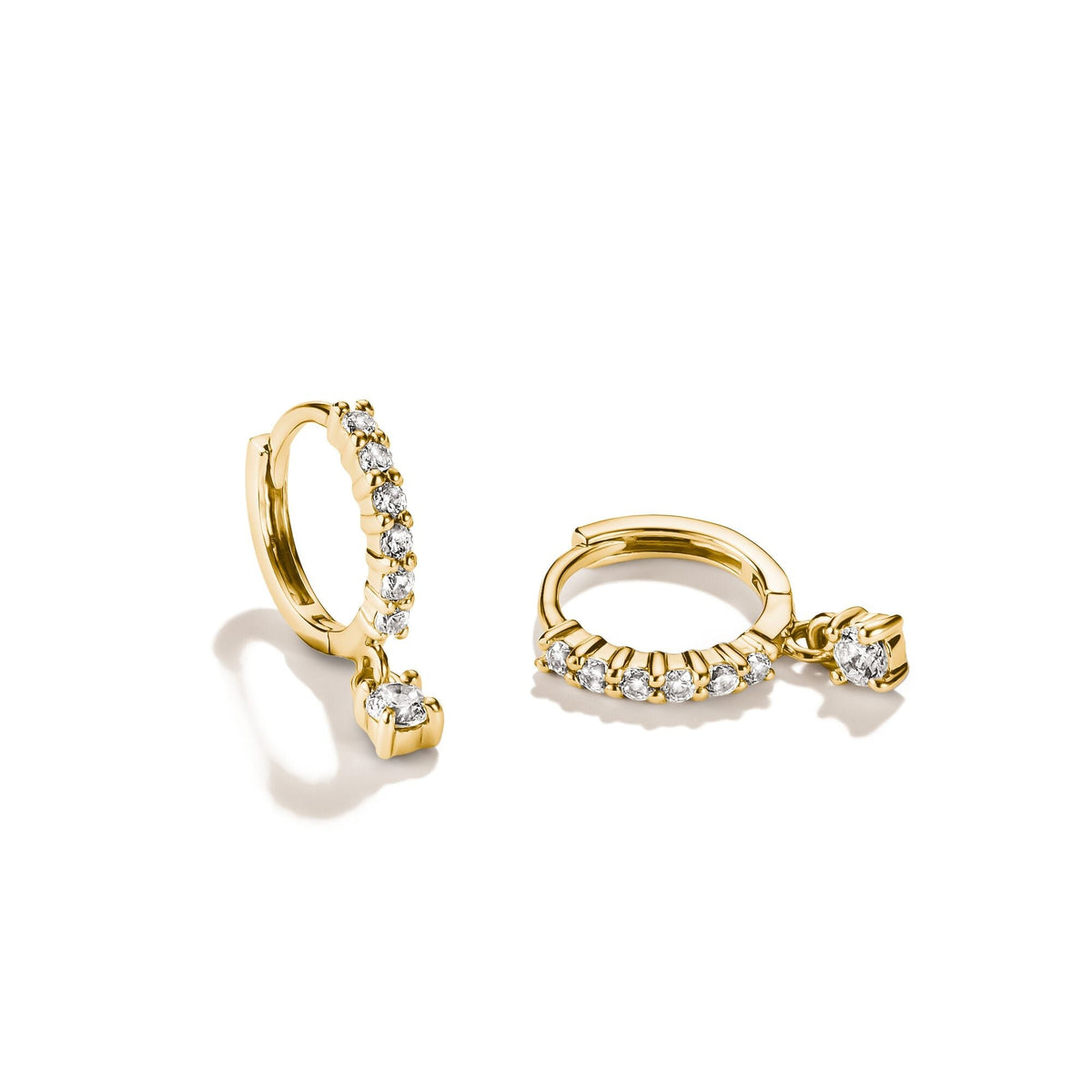 Thomas Sabo Hoop earrings with brilliant-cut zirconia TCR781MY TCR781MY view 4