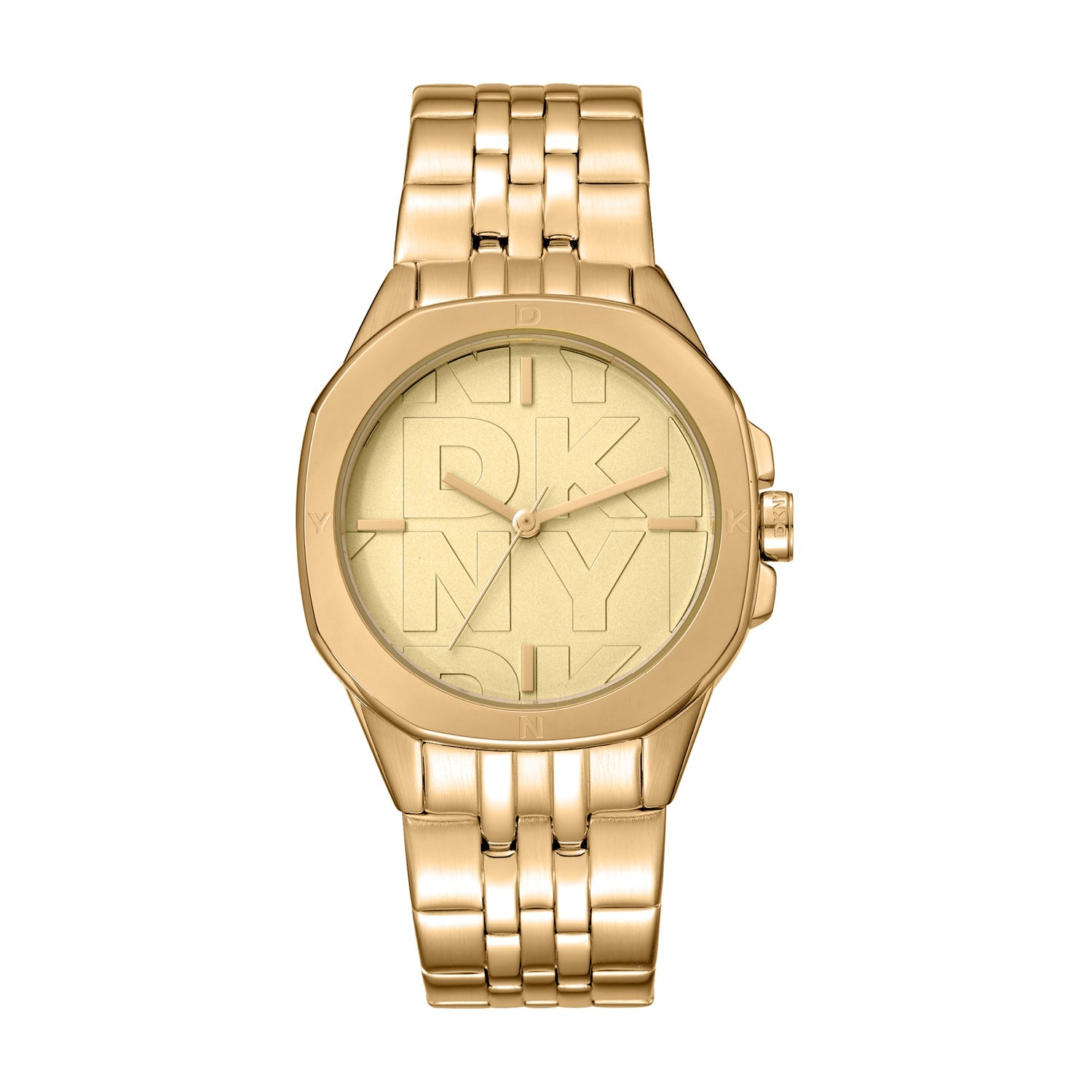 DKNY Brooklyn Midi Gold Stainless Steel 34mm Womens Watch