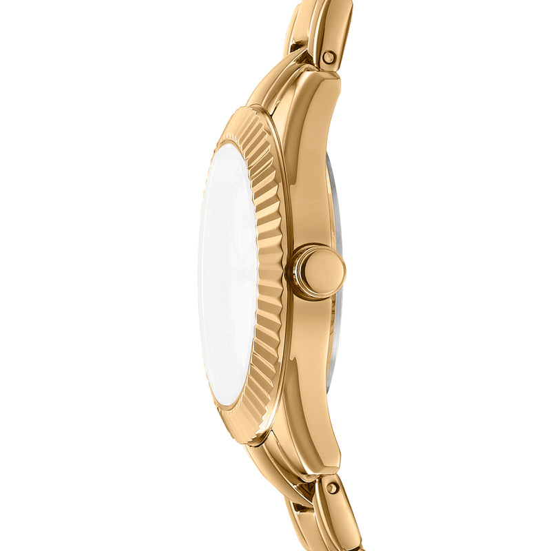 DKNY Chambers Glitz Silver Dial Stainless Steel Watch DK1L017M0055