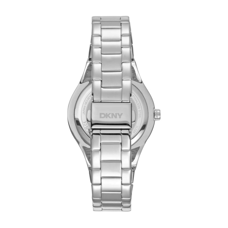 DKNY Parsons Glitz Pink Dial Stainless Steel Watch DK1L025M0025